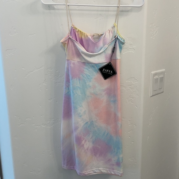 Mini Tie Dye Bodycon Dress - Picture 2 of 3
